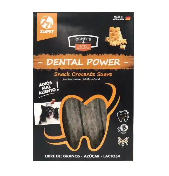 Qchefs Snack Dental Crocante Suave Mini Para Perro
