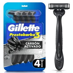 Gillette Pack de Máquina de Afeitar Prestobarba 3 Carbono