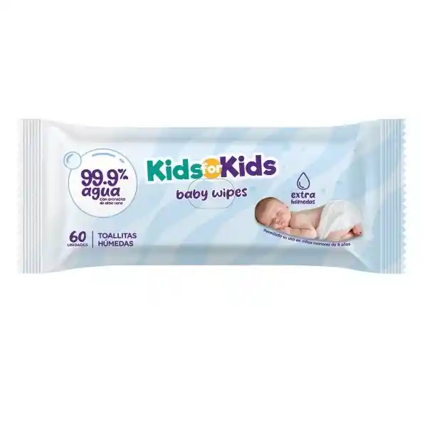 Kids For Kids Toallita Húmeda Con Aloe Vera