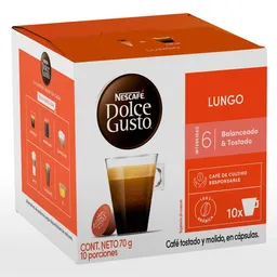 Dolce Gusto Cápsula de Café Lungo