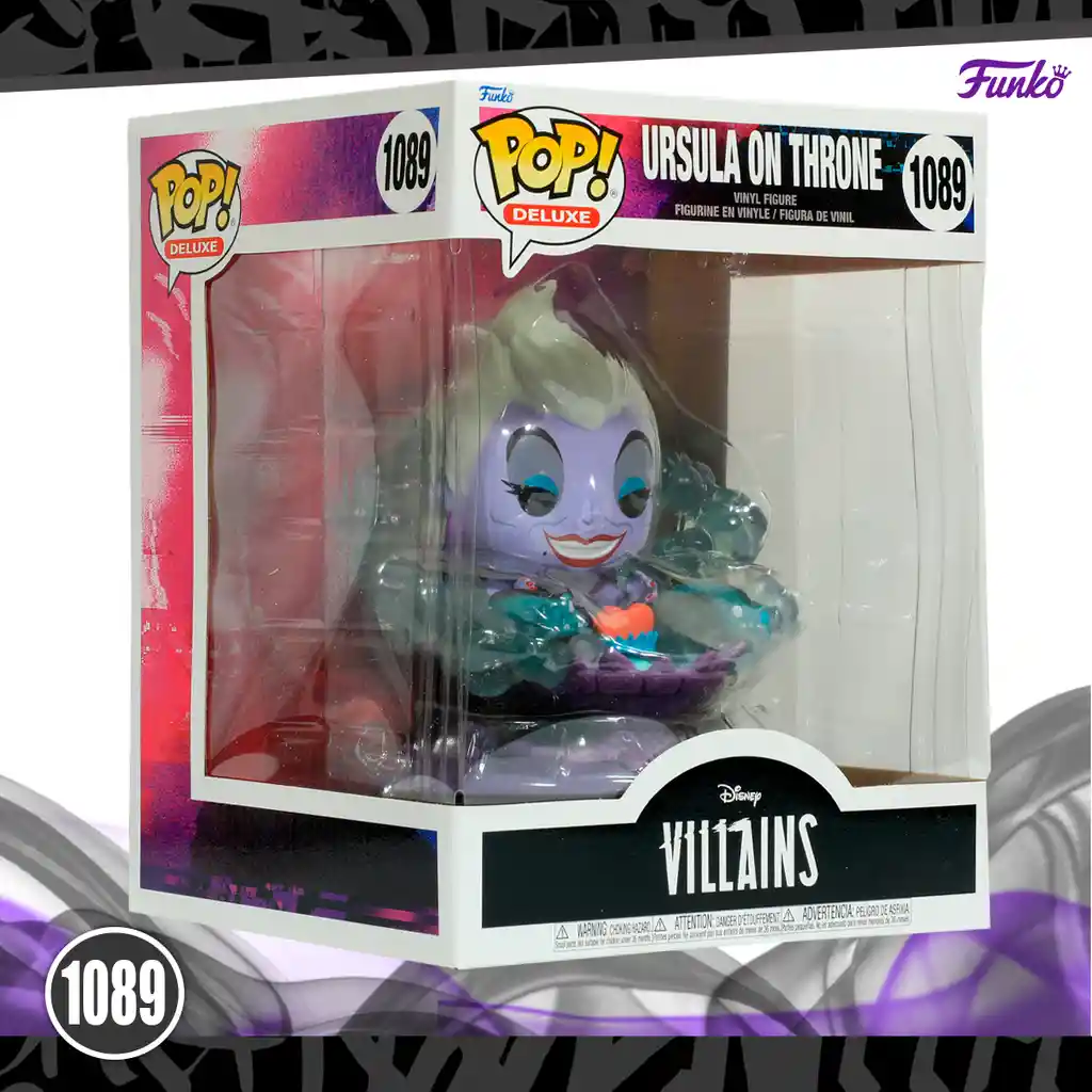 Funko Pop! Figura de Acción Disney Villains Ursula on Throne