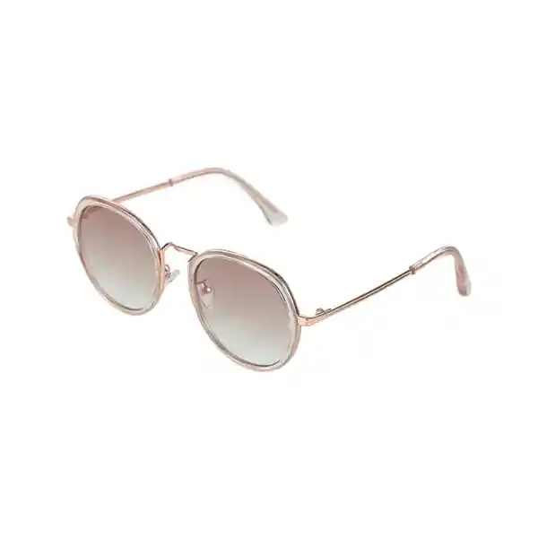 Lentes Polarizados Para Mujer Marco Transparente Rosa Miniso