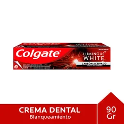 Colgate Pasta Dental Luminous White Carbón Activado