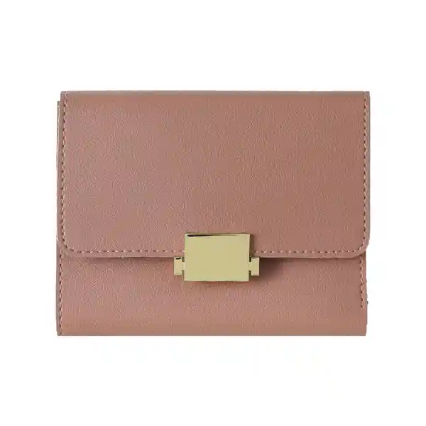 Billetera de Mujer Rectangular Luxury Plegable Corta Miniso