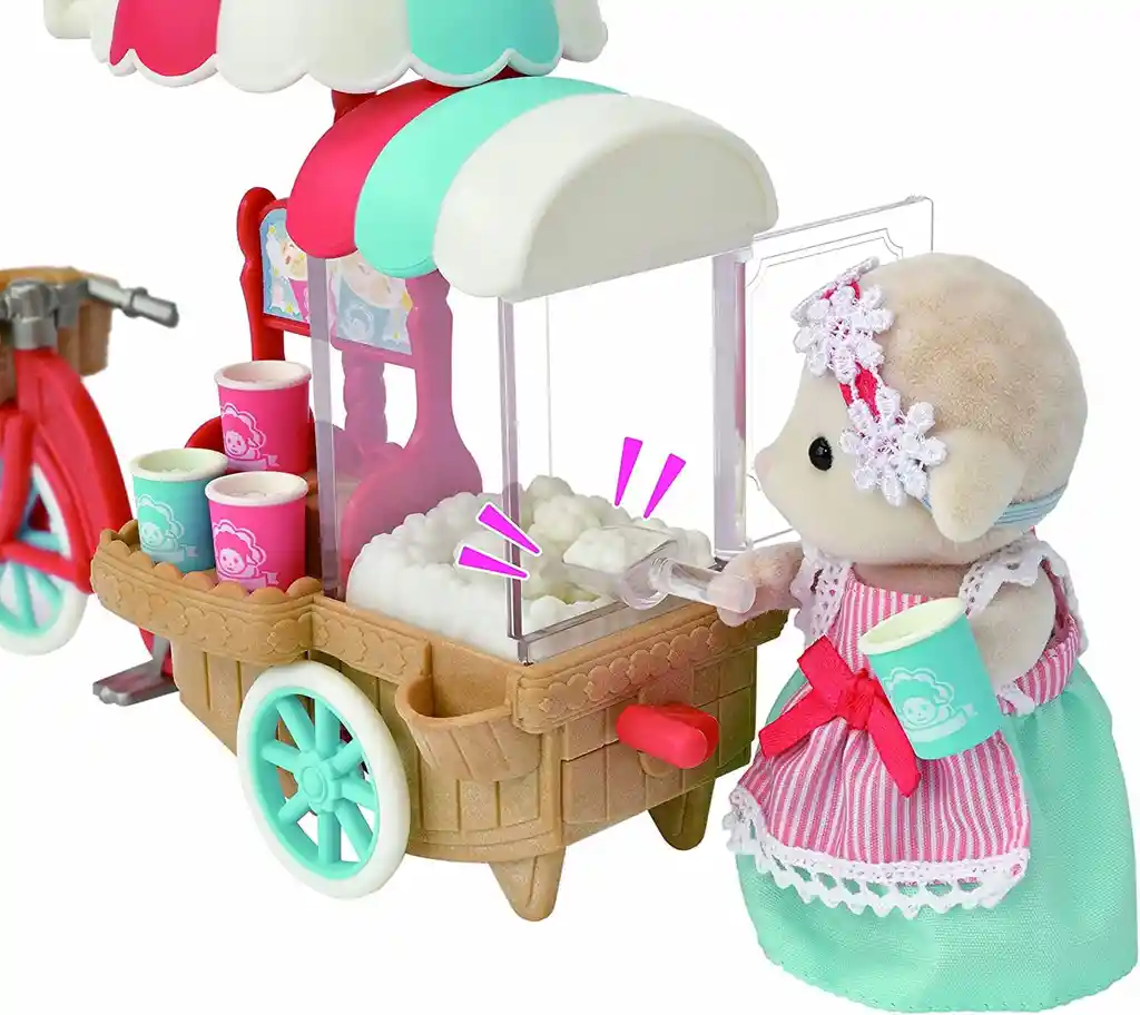 Sylvanian Families Juguete Puesto de Palomitas de Bárbara Oveja