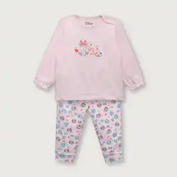 Pijama de Niña Rosado Talla 6/9M Opaline