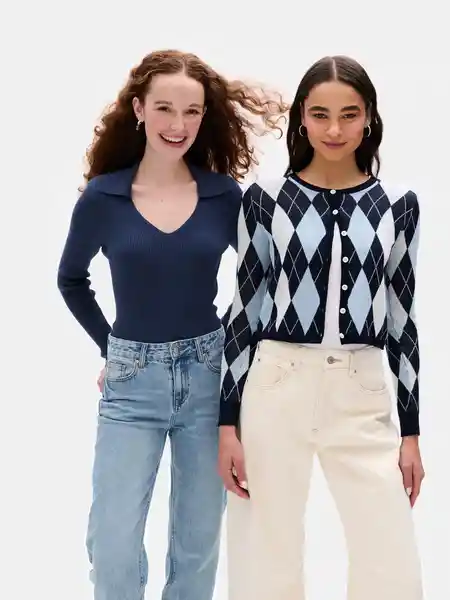 Index Suéter Manga Larga Bepolo Color Azul Demin M S25