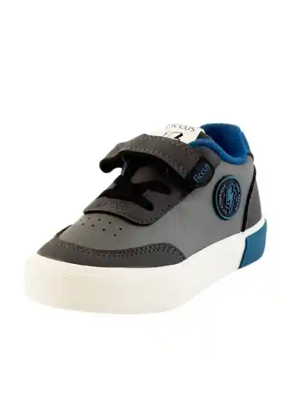 Zapatillas Urbana Velcro Andante Niño Grafito 23 879 Ficcus