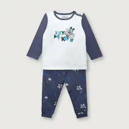 Pijama Mickey de Niño Azul Talla 18M Opaline