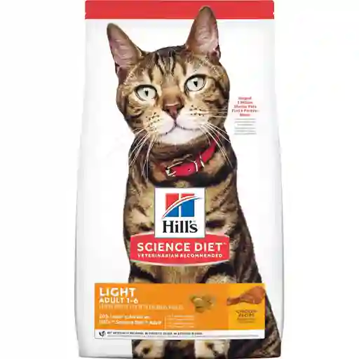 Hill's Alimento para Gato Adulto Light Receta Pollo
