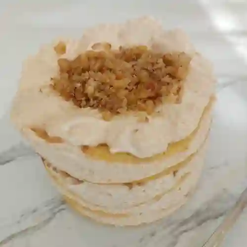 Mini Torta Panqueque Lúcuma Nuez