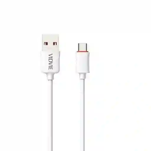 Vidvie Cable Para Android Blanco 100 cm Cb443-1