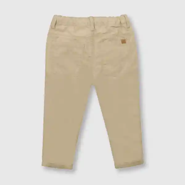 Pantalón Gabardina Bebé Niño Beige Talla 9/12M Colloky