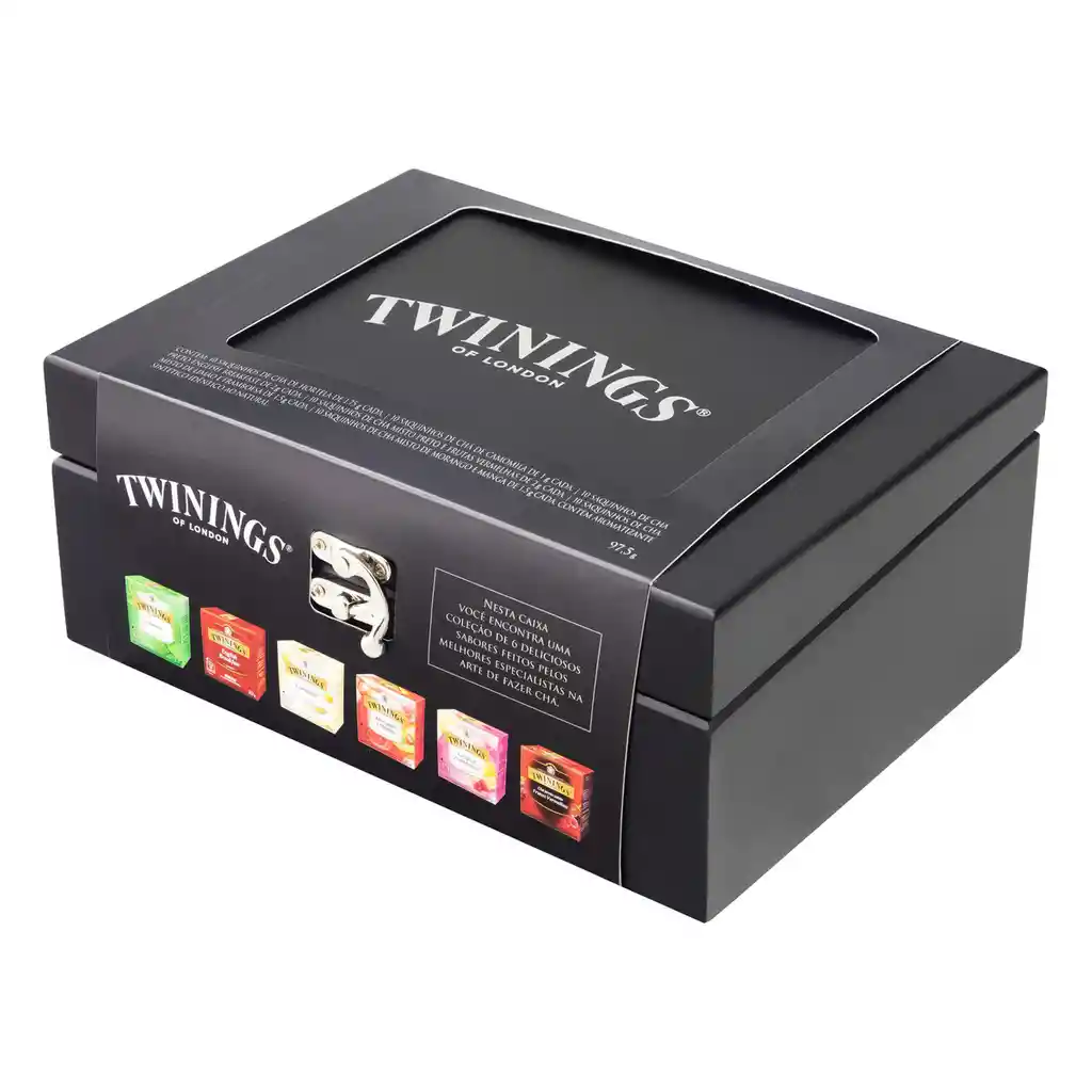 Twinings Té Caja Madera Blanca 