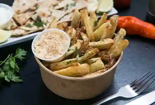 Papas Fritas Rústicas (Para Tres Personas)
