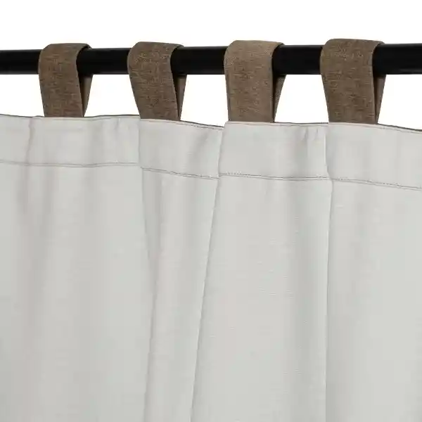 Cortina Blackout Chenille Presillas Gris 140 x 240 cm Casaideas