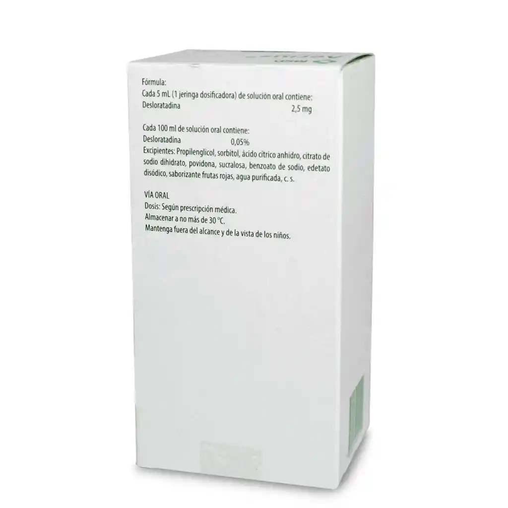 Aerius 2,5 mg/5 mL Solucion Oral