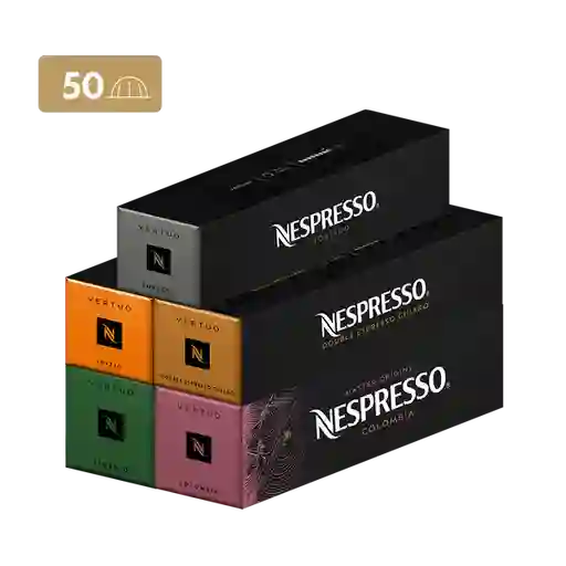 Nespresso Pack Café en Cápsula Los Preferidos Vertuo