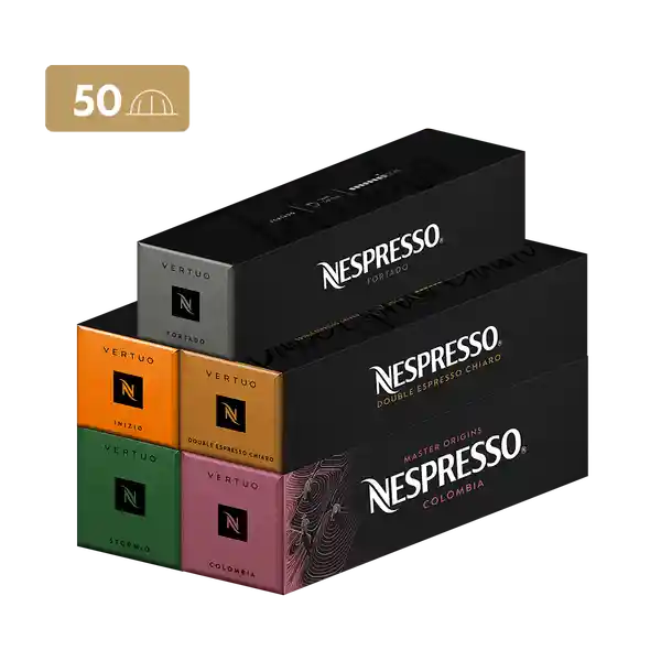 Nespresso Pack Café en Cápsula Los Preferidos Vertuo