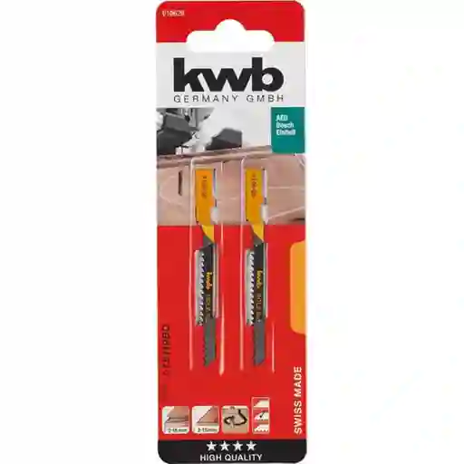 KWB hoja de sierra caladora para madera te119bo (diente 2 mm)