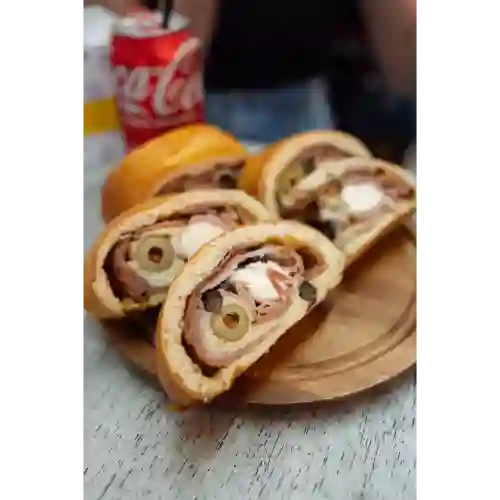 Pan de Jamon con Queso Crema