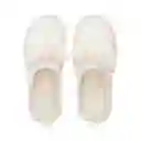 Pantufla Estampada Con Lazo 35/36