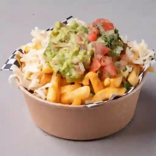 Papas Fritas con Guacamole
