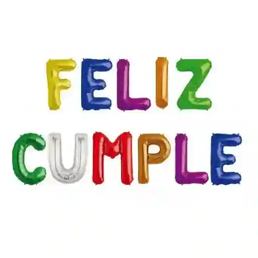 Globo Feliz Cumple Multicolor