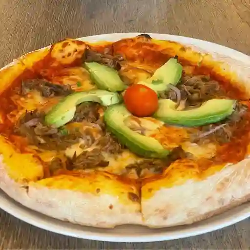 Pizza mechada palta