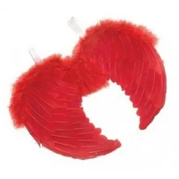 Disfraz Alas de Plumas Rojas