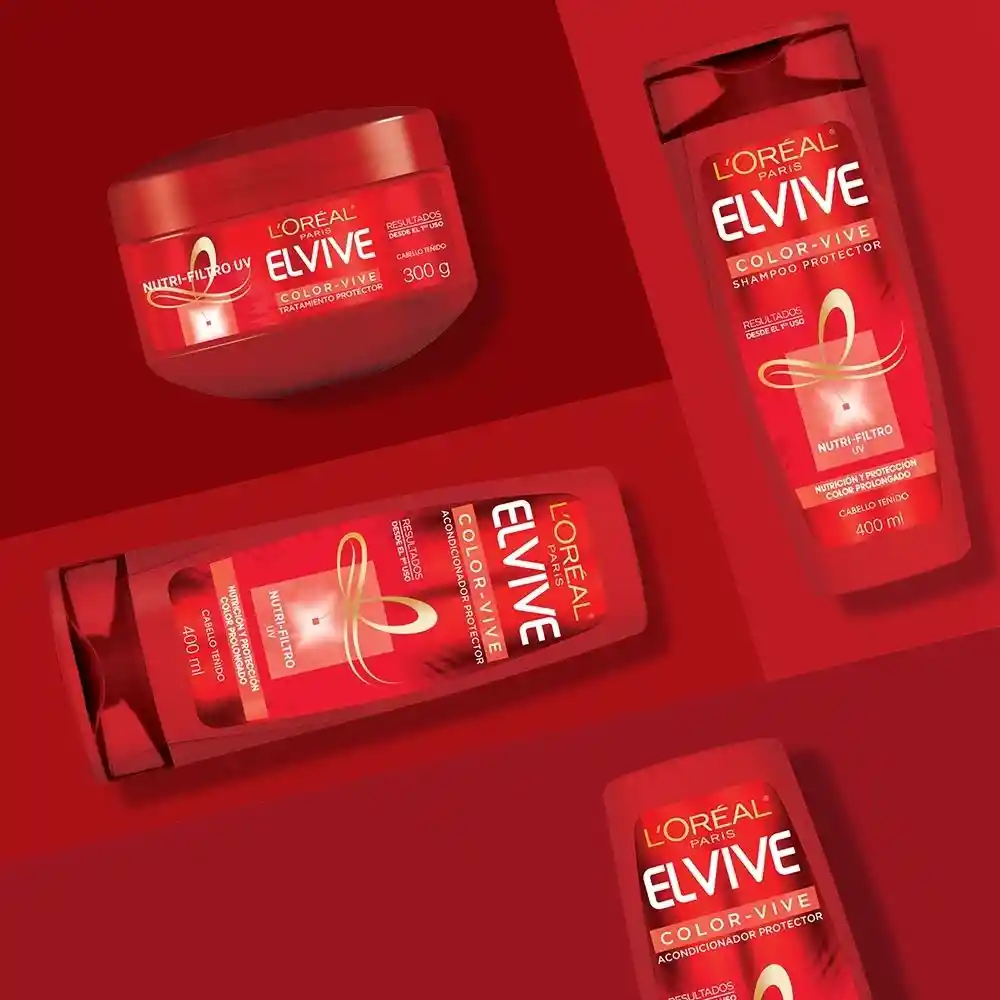Loreal Paris-Elvive Shampoo Protector Color Vive Nutri Filtro