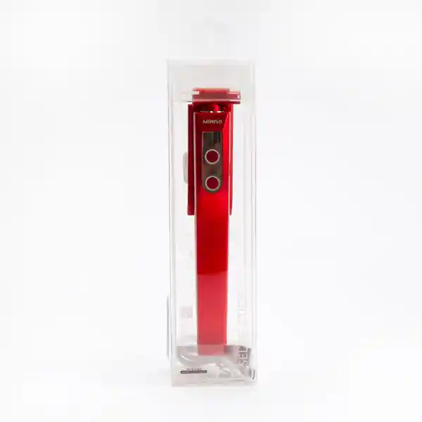 Selfie Stick Inalámbrico Rojo 18 80.5 cm Miniso