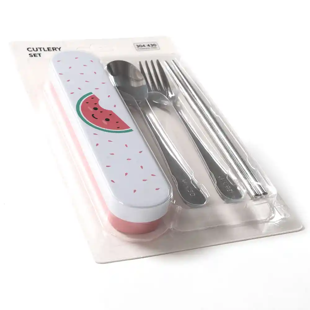 Miniso Set De Cubiertos Con Estuche