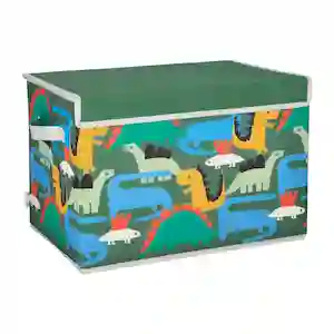 Organizador de Tela Tipo Baúl Verde 45 x 30 x 30 cm