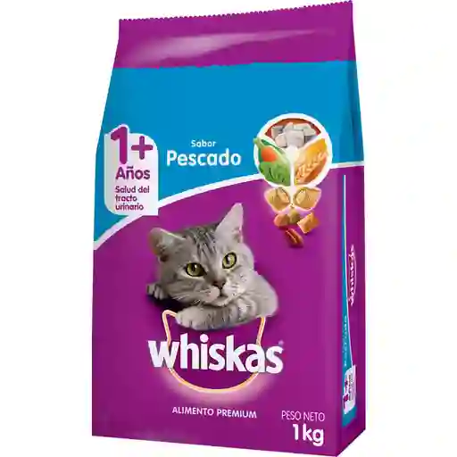 Whiskas Alimento Premium para Gato Adulto Sabor Pescado