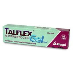 Ketoprofeno Talflex 2.5% Gel Tópico