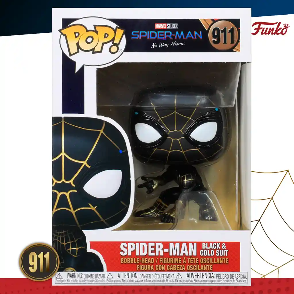 funko figura de coleccion pop! Spiderman way home black 911