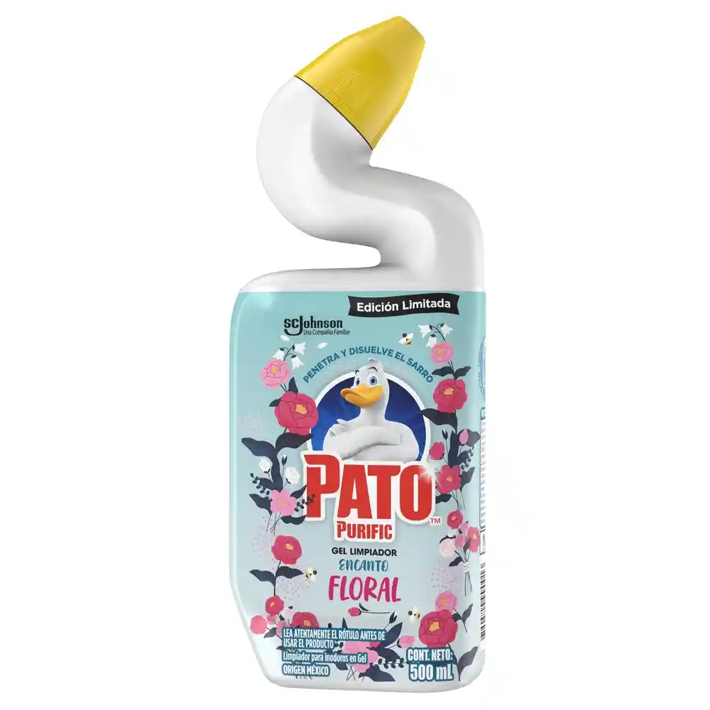 Gel Limpiador Inodoros Pato Durazno Galáctico 500ml