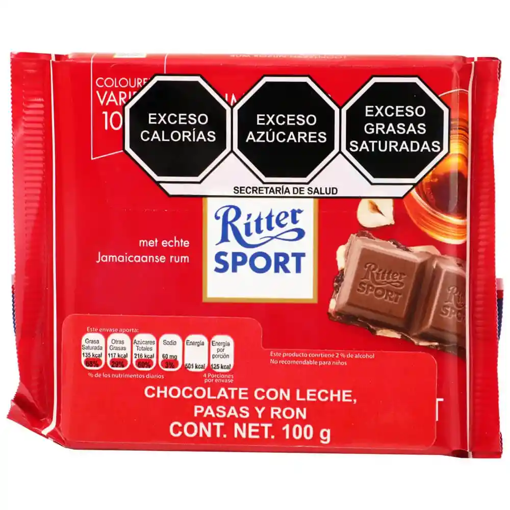 Ritter Sport Chocolate Blanco con Avellanas