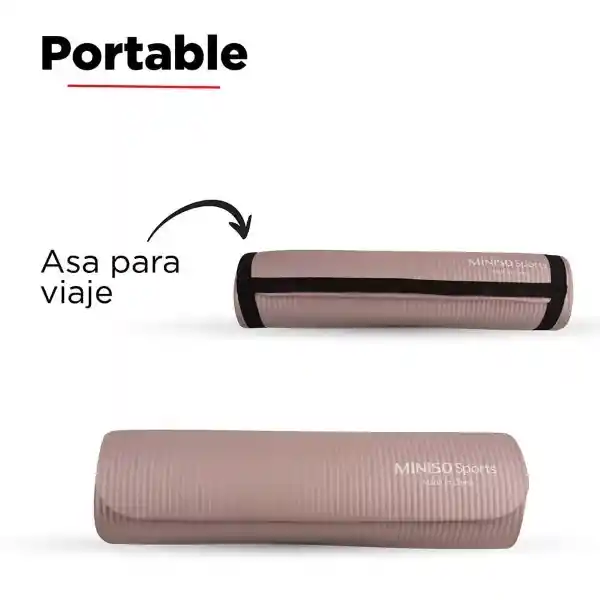 Mat de Yoga Morado 10 mm Miniso