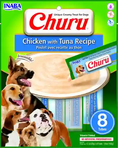 Churu Inaba Snack Para Perro Cremoso Pollo Con Atún