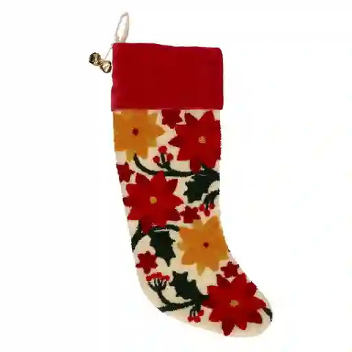 Bota Algodón Navideña 9 x 46 cm Casaideas