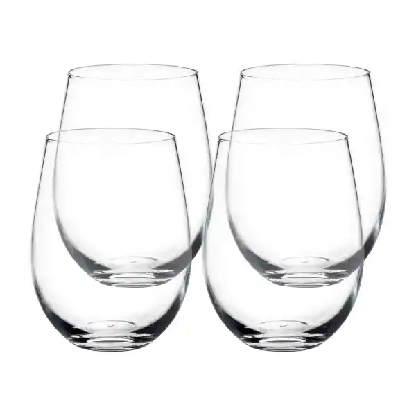 Set 4 Vasos Vidrio Vino 545 mL