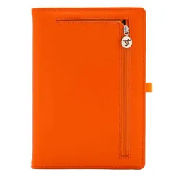 Libreta Tapa 96 Hojas Líneas Naranja 14 x 20