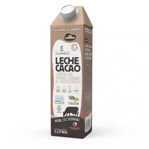 ecoTerra leche semidrecremada de vacas libres chocolate