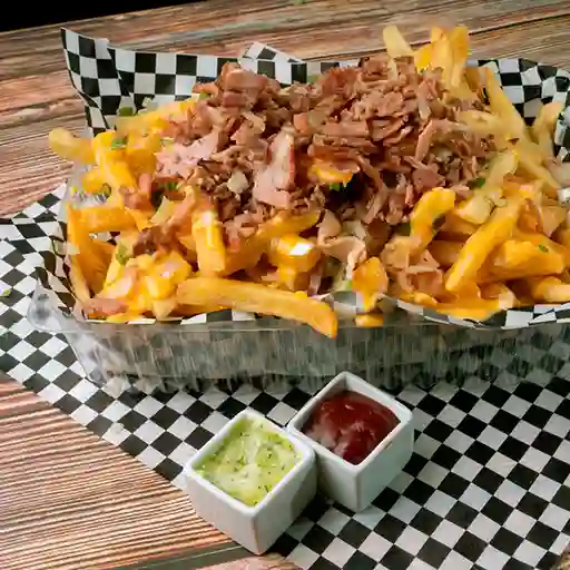 Papas Fritas Bastón con Tocino