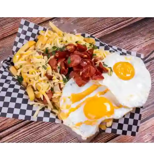 Papas Fritas Baston con Chorizo-gigante