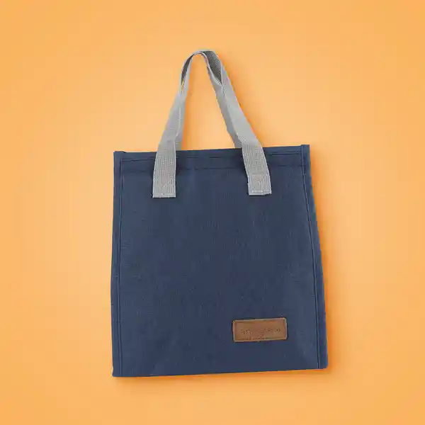 Bolsa de Almuerzo Cuadrada Azul Miniso