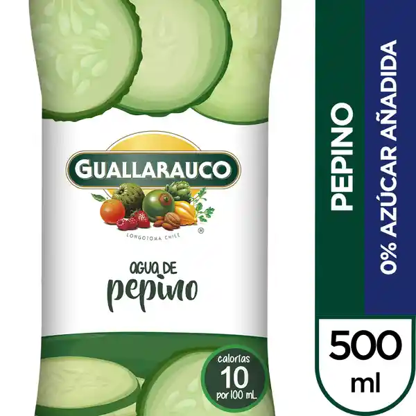 Guallarauco Agua Saborizada Pepino