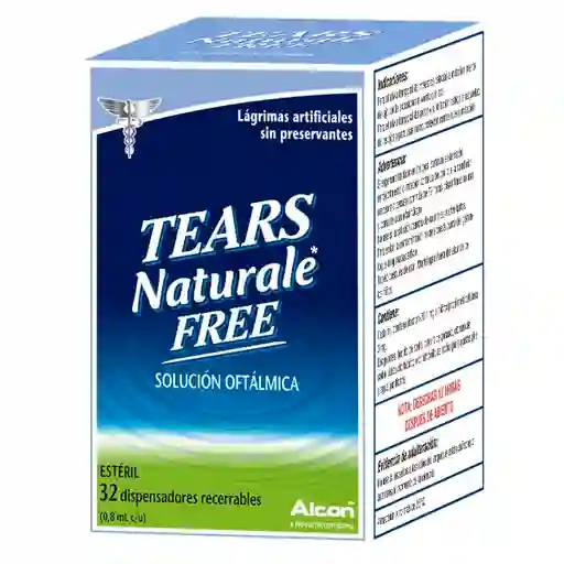Tears Naturale Solucion Oftálmica Free Lágrimas